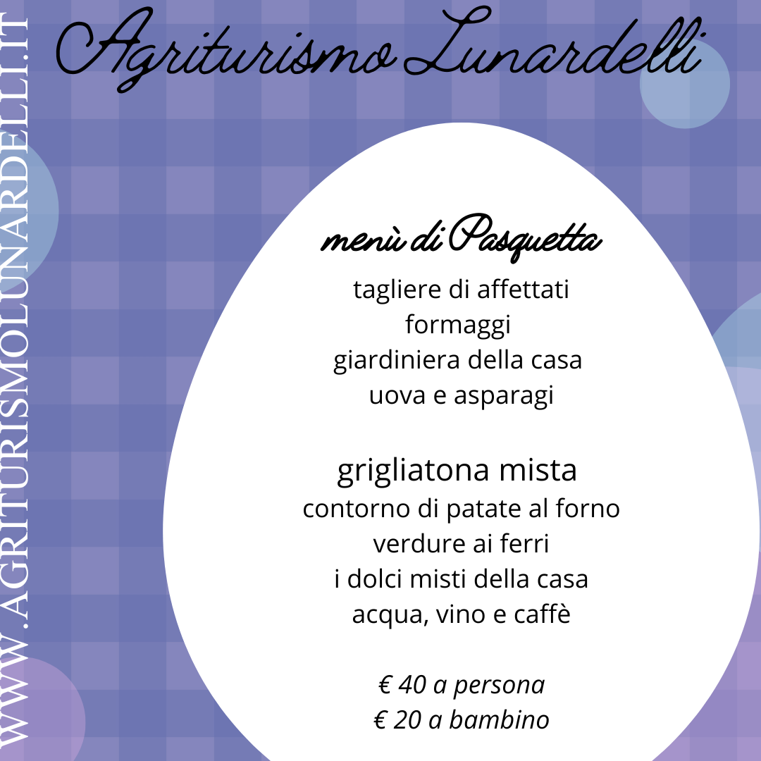 Menù di Pasquetta 2026